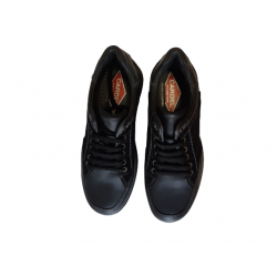 Zapato Cardel 371 negro de cordones.