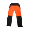 Pantalón Benisport Sot 687 combinado naranja de alta elasticidad.