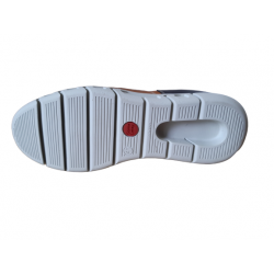 Zapato deportivo Keelan 3876 en cuero de suela goma-látex.