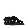 Sandalia de piel Chica 10 Bulma negra.