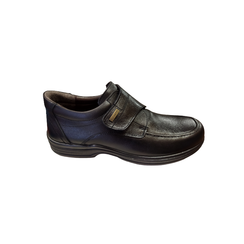 Zapato de velcro Luisetti negro Ultralight.