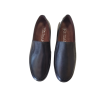 Zapato Pitillos 105 cuero con elásticos.