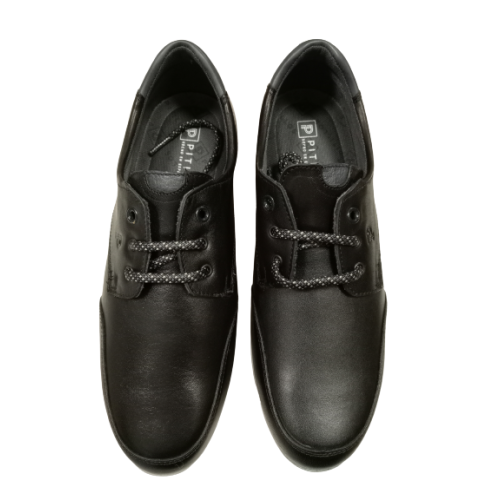 Zapato Pitillos 4942 negro de cordones.