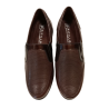 Zapato de cuña Pitillos 5313 marrón combinado.