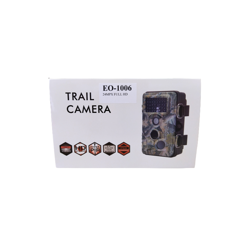 Cámara de Fototrampeo Trail Camera EO-1006 de 24 Mpx.