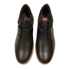 Zapato On Foot 8701 Blucher negro de cordones elásticos.
