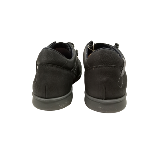 Zapato On Foot 9000 Blucher negro de cordones.
