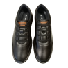 Zapato Baerchi 5323 negro de cordones elásticos.