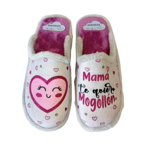 Zapatilla descalza Suaveflex Bruma 200 "Mamá te quiero Mogollón".