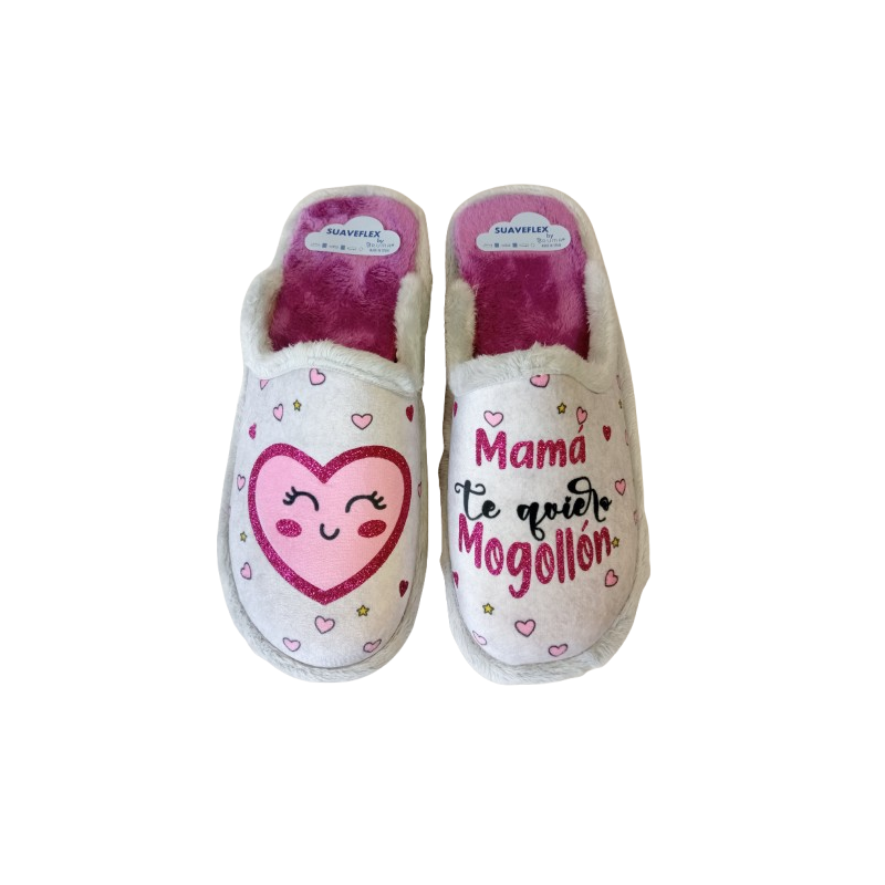 Zapatilla descalza Suaveflex Bruma 200 "Mamá te quiero Mogollón".