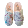 Zapatilla descalza Flossy 26-203 "La mejor mamá del mundo".