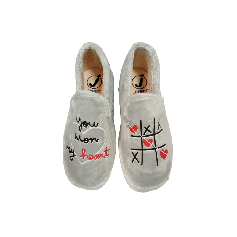 Zapatilla cerrada Javer 28-35 "You won my heart" Especial Parquet.