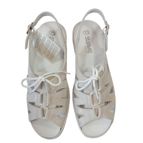 Sandalia Suave by Leyland 3004 beig ancho especial.