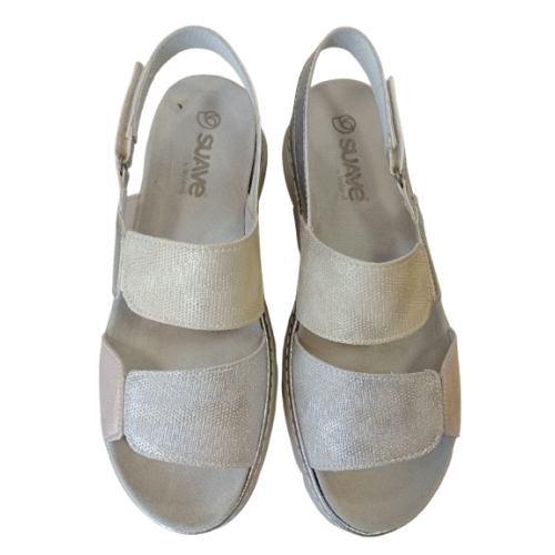 Sandalia Suave 3360 combinada con plantilla extraíble.