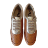 Zapato de cuña 48+ Horas 511105/12 con cremallera y elásticos.