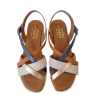 Sandalia plana Studio Scarpe SF-34639 combinada de tiras.