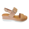 Sandalia de cuña Studio Scarpe SF-153754 Nuez.