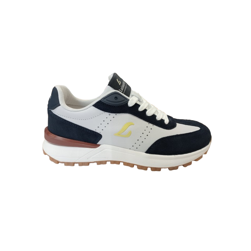 Zapato deportivo Luisetti 38800 blanco combinado.