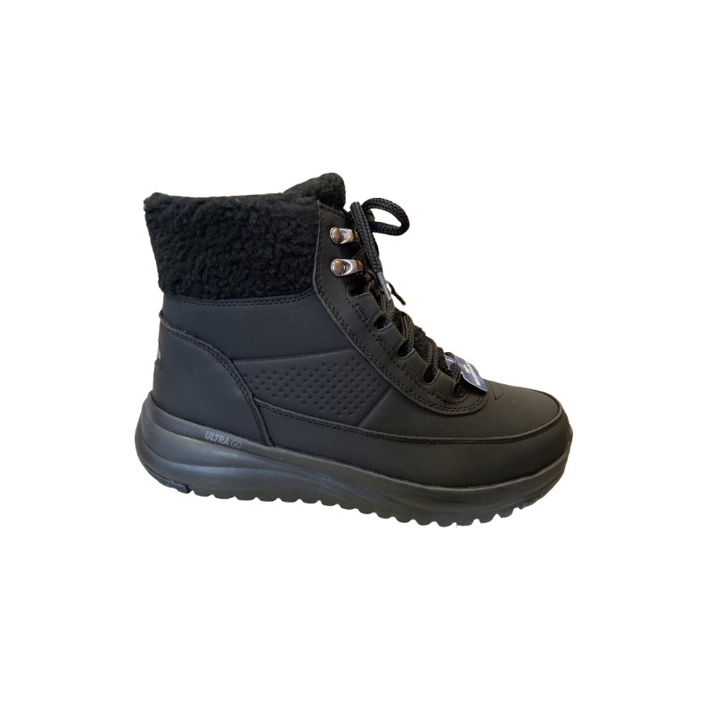 Bota Skechers 144756 negra 100% Waterproof.