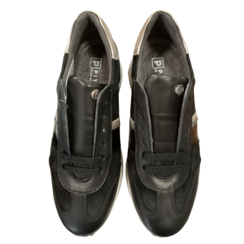 Zapato deportivo Pitillos 10906 negro con cordones.