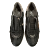 Zapato deportivo Pitillos 10906 negro con cordones.