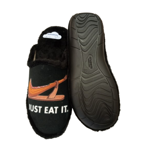 Zapatilla descalza Suaveflex by Bruma 200 Jamón "Just eat it".