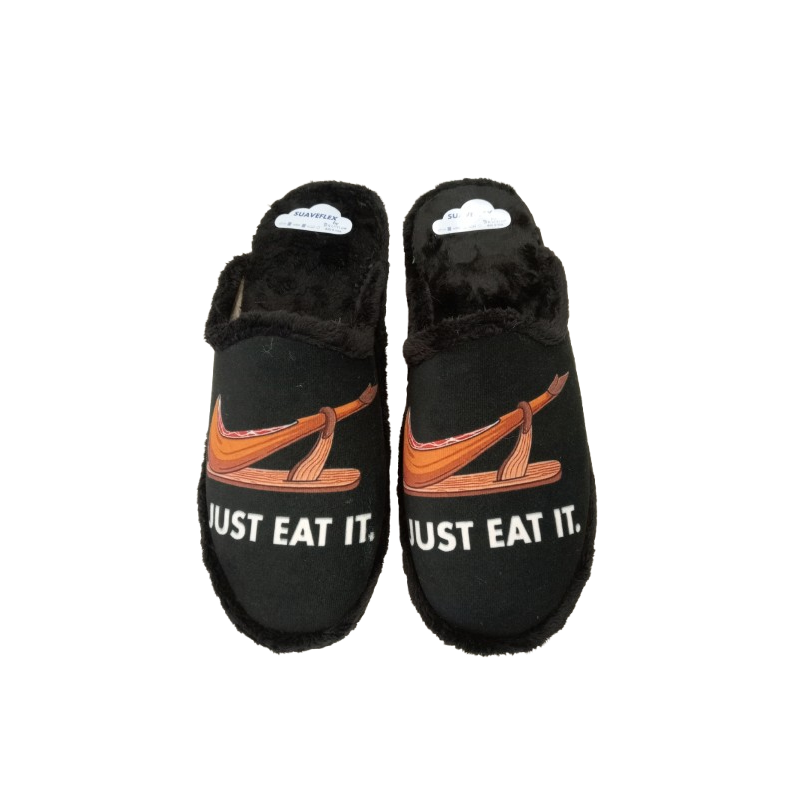 Zapatilla descalza Suaveflex by Bruma 200 Jamón "Just eat it".