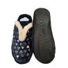 Zapatilla descalza Suaveflex by Bruma 550 Corazones azul.