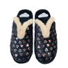 Zapatilla descalza Suaveflex by Bruma 550 Corazones azul.