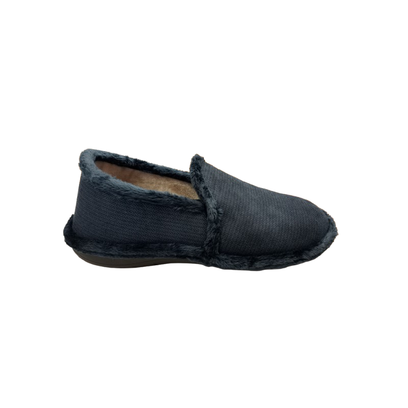 Zapatilla cerrada Suaveflex by Bruma 250 Espiga azul.