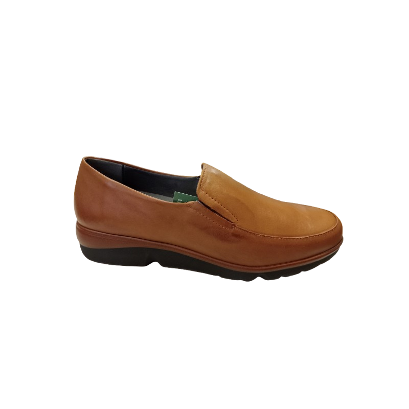 Zapato mocasín Pitillos 105 Cuero con elásticos.