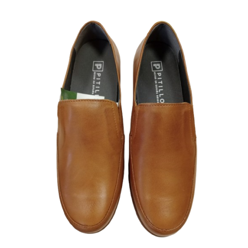 Zapato mocasín Pitillos 105 Cuero con elásticos.