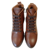 Bota 48 Horas 521001/11 marrón con cordones elásticos.