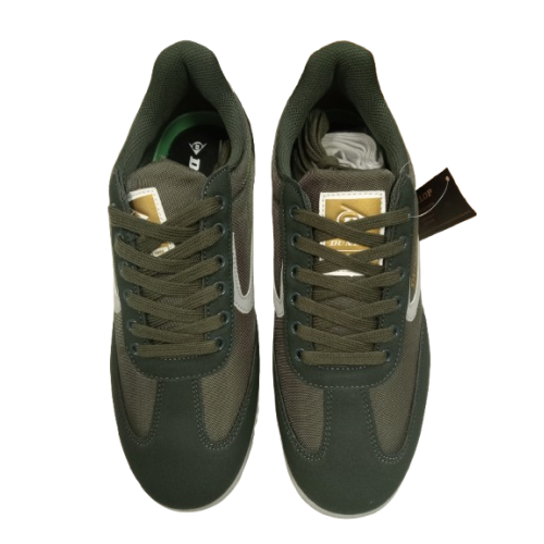 Deportivo Dunlop 36074 verde estilo retro.