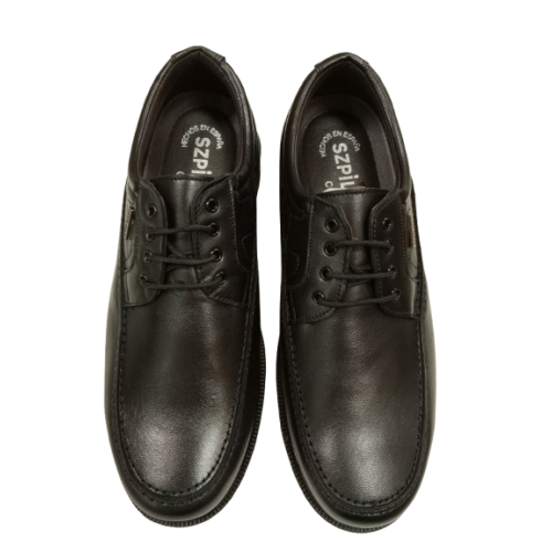 Zapato Szpilman 2015 negro piso tacón.