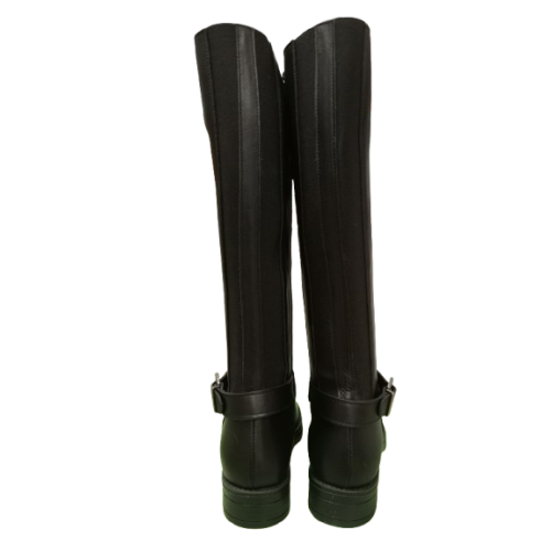 Bota alta Innova 27225906 negra con elásticos.