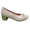 Zapato de tacón Pitillos 11133 con hebilla metálica.