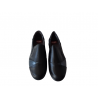 Zapato On Foot 15000 negro con piso extra flexible.