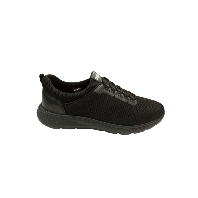 Deportivo negro Baerchi 1023 cordones elásticos.