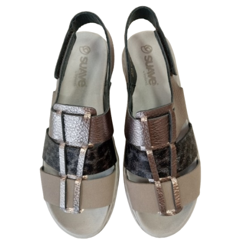 Sandalia de cuña Suave 3226 con plantilla extraíble.