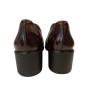 Zapato de tacón Pitillos 11623 marrón pala elástica.