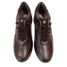 Zapato de cuña Pitillos 11610 con cordones elásticos.