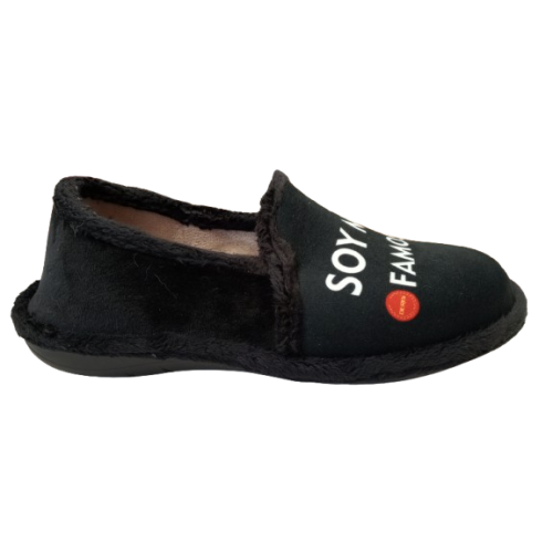 Zapatilla cerrada Suaveflex Bruma 250 "Soy mas famoso que una Derby Variant".