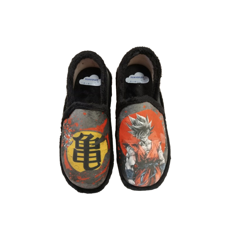 Zapatilla cerrada Suaveflex Bruma 250 "Goku Amanecer".