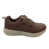 Deportivo de velcro J´hayber Castro marrón.