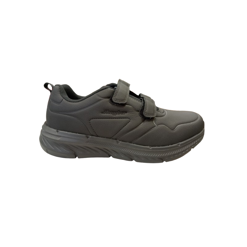 Deportivo de velcro J´hayber Castro gris.