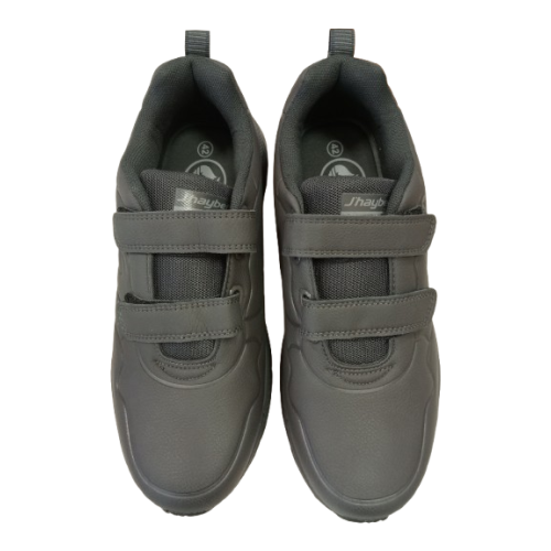 Deportivo de velcro J´hayber Castro gris.