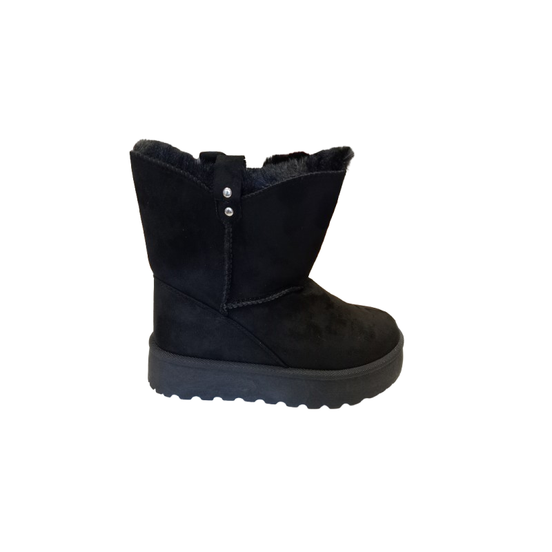 Bota de pelo Jomx MD9765 negra.