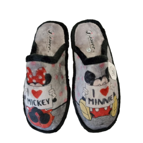 Zapatilla descalza Javer 108 Mickey-Minnie especial parquet.