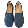 Zapatilla cerrada Javer 309 azul horma ancha.